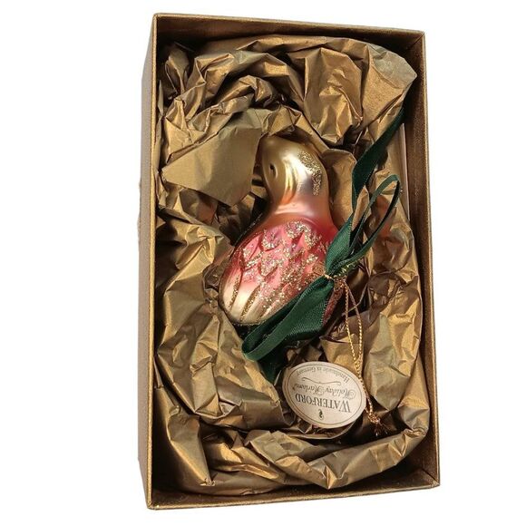 Waterford Partridge Christmas Ornament First Edition Twelve Days of Christmas - Picture 5 of 10